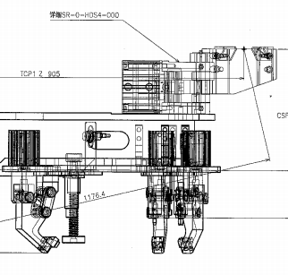 料柄取件兼制品取件机械手