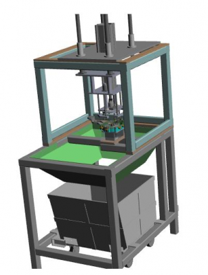 Pneumatic folding machine