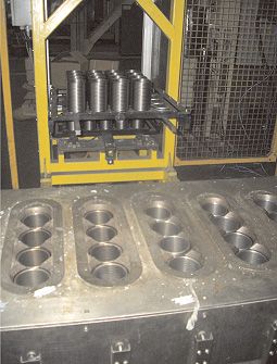 Cylinder liner heating device